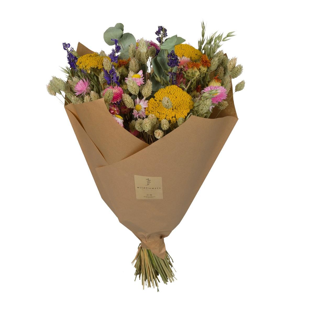 4x Getrocknete Blumen - Classic Bouquet - Bunt - ↨60cm