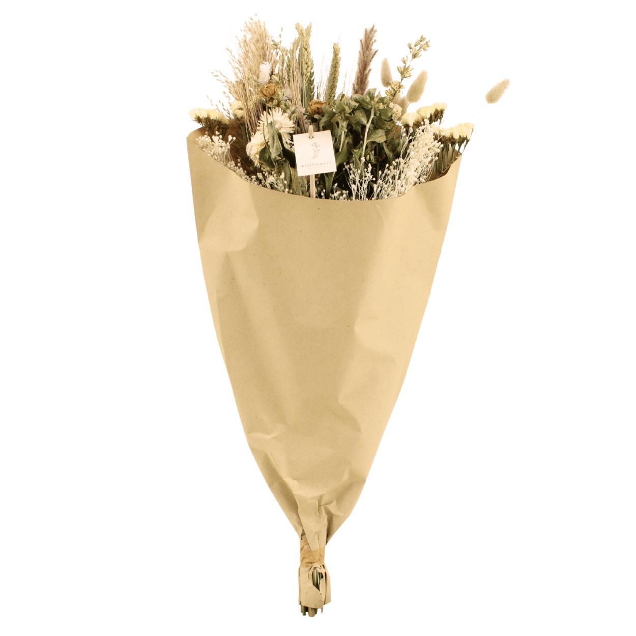 Feld Blumenstrauß Natur - Trockenblumenstrauß - Ø25cm - ↨60cm